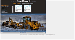 Desktop Screenshot of ironrecord.com