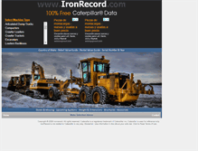 Tablet Screenshot of ironrecord.com